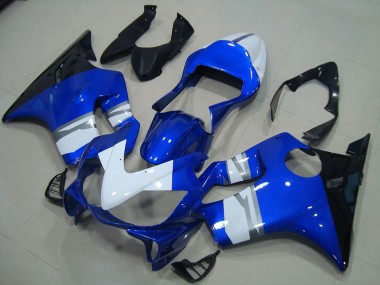 Weiß Blau Schwarz CBR 600 F4i 01-03 Motorrad Verkleidungen