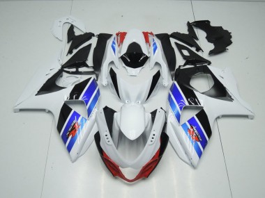 Weiß Blau Schwarz GSXR 1000 K9 09-16 Motorrad Verkleidungen