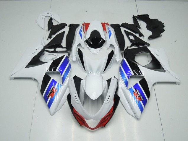 Weiß Blau Schwarz GSXR 1000 K9 09-16 Motorrad Verkleidungen Weiß Blau Schwarz GSXR 1000 K9 09-16 Motorrad Verkleidungen