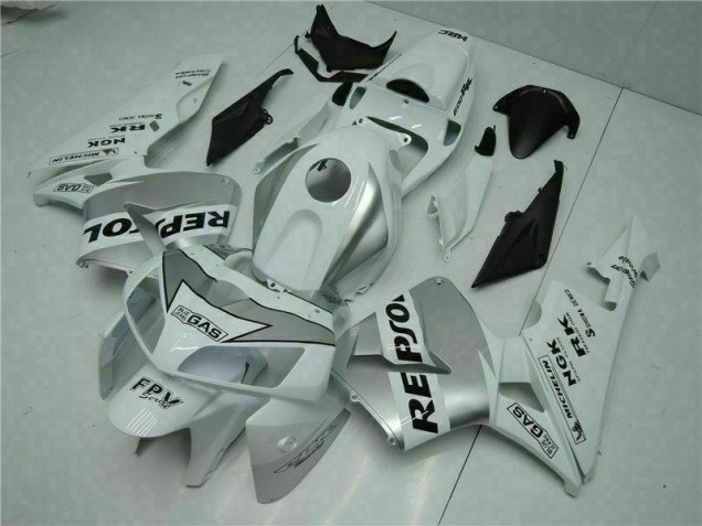 Weiß CBR 600 RR 05-06 Motor Verkleidungen