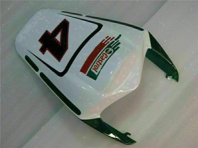 Weiß Castrol 4 CBR 1000 RR 08-11 Motorrad Verkleidungen Weiß Castrol 4 CBR 1000 RR 08-11 Motorrad Verkleidungen
