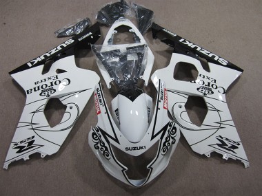 Weiß Corona Extra Motul GSXR 600 K4 04-05 Motorrad Verkleidungen
