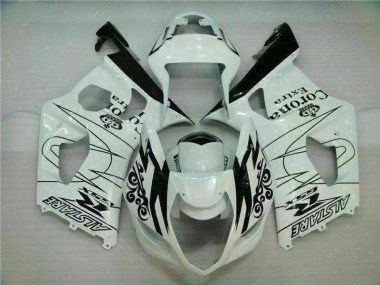 Weiß GSXR 1000 K3 03-04 Motorrad Vollverkleidung
