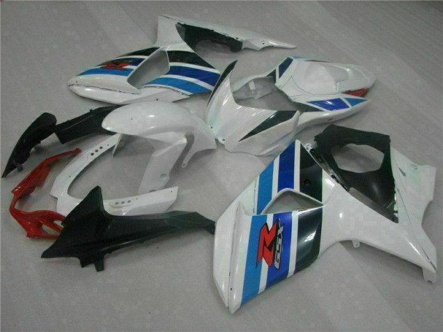 Weiß GSXR 1000 K9 09-16 Motorrad Verkleidungen Weiß GSXR 1000 K9 09-16 Motorrad Verkleidungen