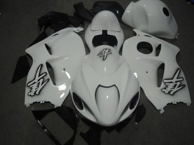 Weiß GSXR 1300 Hayabusa 96-07 Motorrad Vollverkleidung