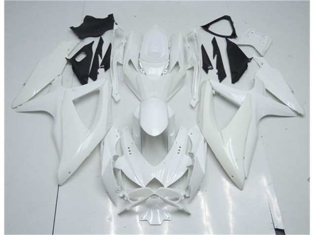 Weiß GSXR 600 / 750 K8 08-10 Motorrad Verkleidung Weiß GSXR 600 / 750 K8 08-10 Motorrad Verkleidung