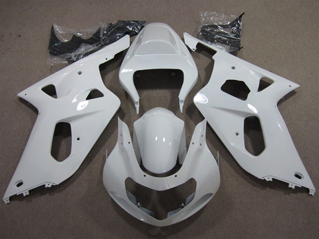 Weiß GSXR 600 K1 K2 K3 01-03 Motorrad Verkleidungen Weiß GSXR 600 K1 K2 K3 01-03 Motorrad Verkleidungen