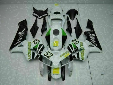 Weiß Gelb Grün 52 CBR 600 RR 05-06 Motorrad Verkleidungen