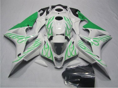 Weiß Grün Flamme CBR 600 RR 07-08 Motorrad Verkleidungen