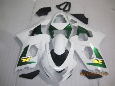 Weiß Grün GSXR 600 K4 04-05 Motorrad Verkleidungen
