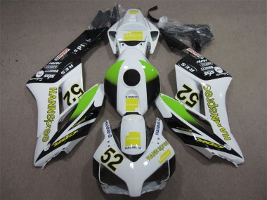 Weiß Grün Hannspree 52 CBR 1000 RR 04-05 Motorrad Verkleidung