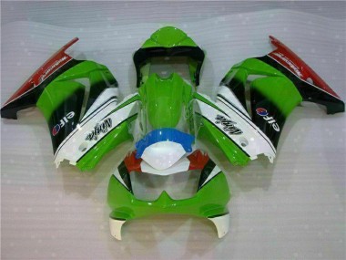 Weiß Grün Schwarz Ninja EX250 08-12 Motorrad Verkleidungen
