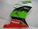 Weiß Grün Schwarz Ninja EX250 08-12 Motorrad Verkleidungen Weiß Grün Schwarz Ninja EX250 08-12 Motorrad Verkleidungen