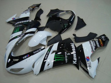 Weiß Monster ZX10R 06-07 Motorrad Verkleidungen