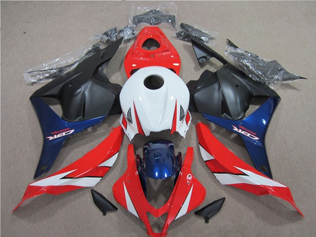 Weiß Rot Blau CBR 600 RR 09-12 Motorrad Verkleidungen Weiß Rot Blau CBR 600 RR 09-12 Motorrad Verkleidungen