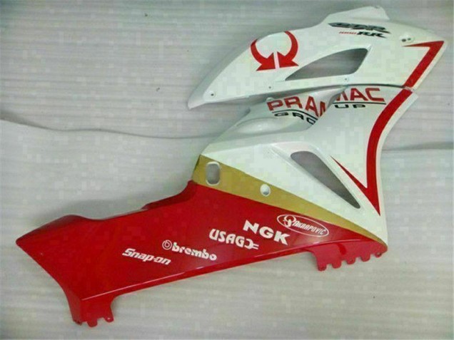 Weiß Rot CBR 1000 RR 04-05 Motorrad Verkleidung & Plastik Weiß Rot CBR 1000 RR 04-05 Motorrad Verkleidung & Plastik