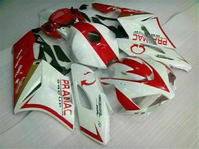 Weiß Rot CBR 1000 RR 04-05 Motorrad Verkleidung & Plastik Weiß Rot CBR 1000 RR 04-05 Motorrad Verkleidung & Plastik