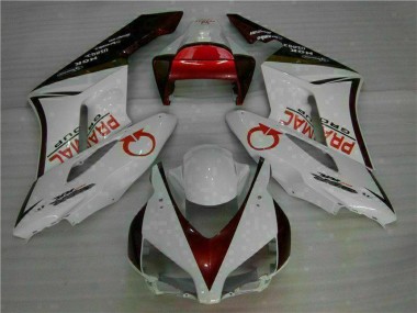 Weiß Rot CBR 1000 RR 04-05 Motorrad Vollverkleidung
