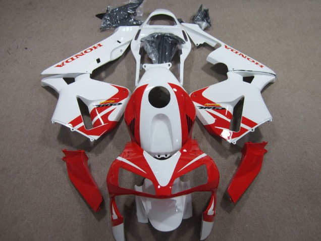 Weiß Rot CBR 600 RR 03-04 Motorrad Verkleidungen Weiß Rot CBR 600 RR 03-04 Motorrad Verkleidungen