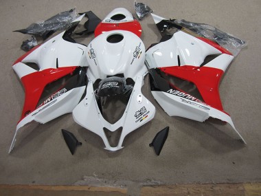 Weiß Rot CBR 600 RR 09-12 Motorrad Verkleidungen