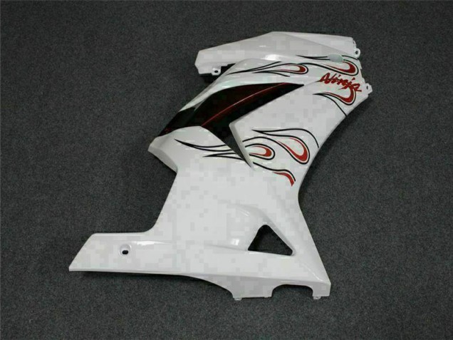 Weiß Rot EX250 08-12 Motorrad Verkleidungen Weiß Rot EX250 08-12 Motorrad Verkleidungen