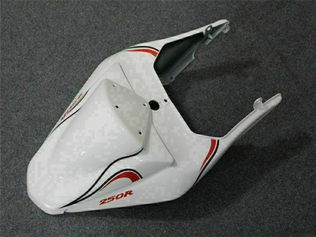 Weiß Rot EX250 08-12 Motorrad Verkleidungen Weiß Rot EX250 08-12 Motorrad Verkleidungen