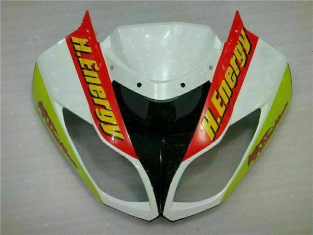 Weiß Rot H. Energy ZX6R 09-12 Motorrad Verkleidungen Weiß Rot H. Energy ZX6R 09-12 Motorrad Verkleidungen