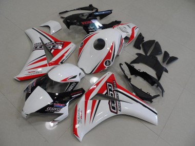 Weiß Rot HRC CBR 1000 RR 08-11 Motorrad Verkleidungen
