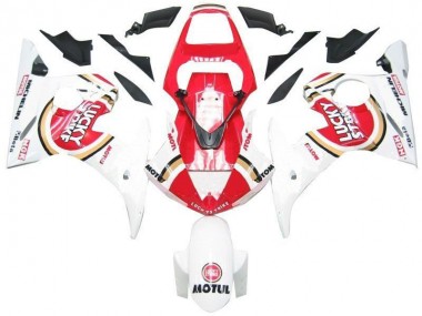 Weiß Rot Lucky Strike R6 03-05 Motorrad Verkleidungen