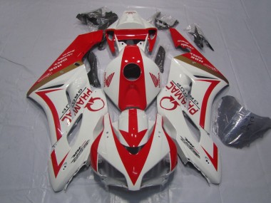 Weiß Rot PRAMAC CBR 1000 RR 04-05 Motorrad Verkleidungen