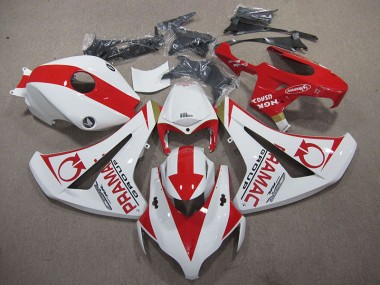 Weiß Rot PRAMAC CBR 1000 RR 08-11 Motorrad Verkleidungen