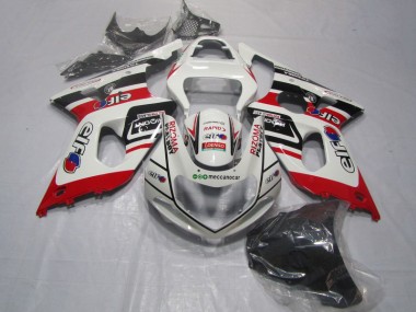 Weiß Rot Rizoma Playboy GSXR 1000 K1 00-02 Motorrad Verkleidungen
