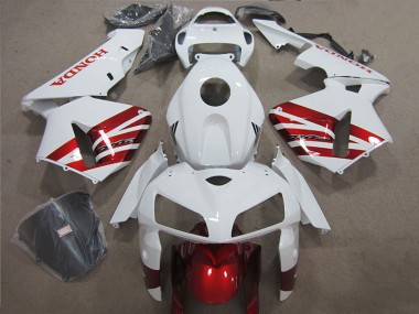 Weiß Rot Schwarz CBR 1000 RR 04-05 Motorrad Verkleidung
