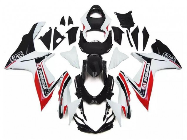 Weiß Rot Schwarz GSXR 600 / 750 K11 11-24 Motorrad Verkleidungen Weiß Rot Schwarz GSXR 600 / 750 K11 11-24 Motorrad Verkleidungen