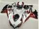 Weiß Rot Schwarz GSXR 600 / 750 K8 08-10 Motorrad Verkleidungen Weiß Rot Schwarz GSXR 600 / 750 K8 08-10 Motorrad Verkleidungen