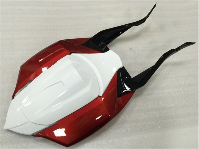 Weiß Rot Schwarz GSXR 600 / 750 K8 08-10 Motorrad Verkleidungen Weiß Rot Schwarz GSXR 600 / 750 K8 08-10 Motorrad Verkleidungen