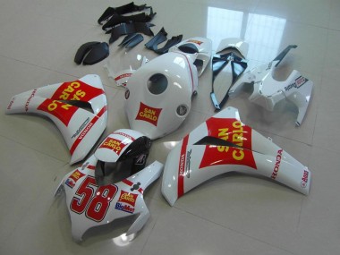 Weiß San Carlo CBR 1000 RR 08-11 Motorrad Verkleidungen
