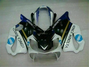 Weiß Schwarz CBR 600 F4i 04-07 Motorrad Verkleidung