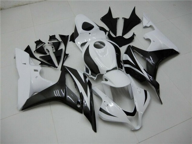 Weiß Schwarz CBR 600 RR 07-08 Motorrad Verkleidungen Weiß Schwarz CBR 600 RR 07-08 Motorrad Verkleidungen
