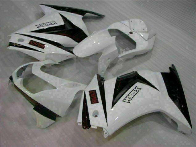 Weiß Schwarz EX250 08-12 Motorrad Verkleidungen Weiß Schwarz EX250 08-12 Motorrad Verkleidungen