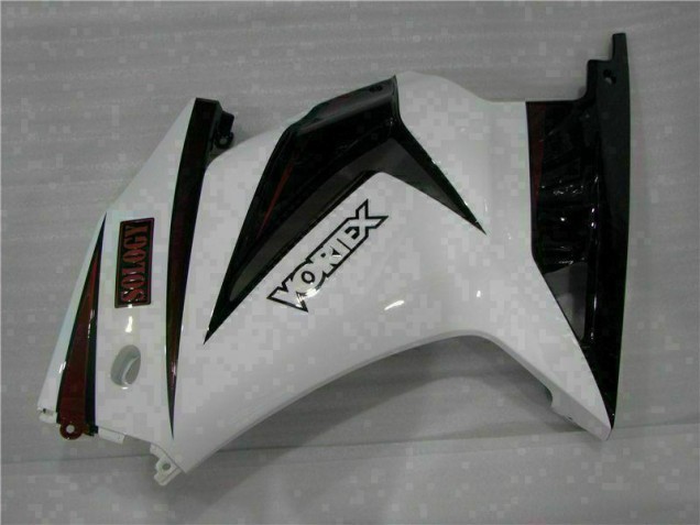 Weiß Schwarz EX250 08-12 Motorrad Verkleidungen Weiß Schwarz EX250 08-12 Motorrad Verkleidungen