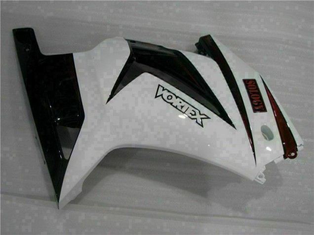 Weiß Schwarz EX250 08-12 Motorrad Verkleidungen Weiß Schwarz EX250 08-12 Motorrad Verkleidungen