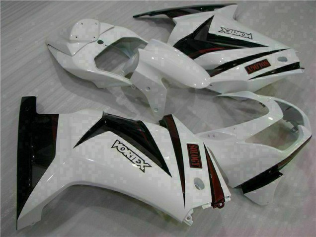 Weiß Schwarz EX250 08-12 Motorrad Verkleidungen Weiß Schwarz EX250 08-12 Motorrad Verkleidungen