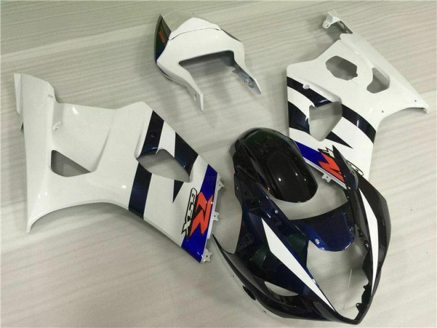 Weiß Schwarz GSXR 1000 K3 03-04 Motorrad Verkleidungen Komplett Sets Weiß Schwarz GSXR 1000 K3 03-04 Motorrad Verkleidungen Komplett Sets