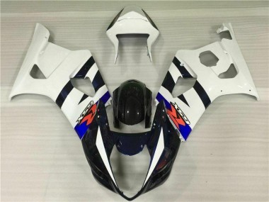 Weiß Schwarz GSXR 1000 K3 03-04 Motorrad Verkleidungen Komplett Sets