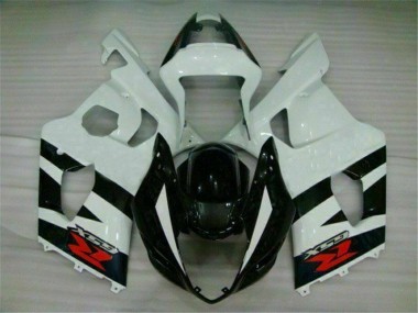 Weiß Schwarz GSXR 1000 K3 03-04 Motorrad Vollverkleidung
