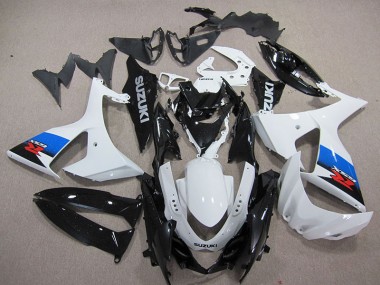 Weiß Schwarz GSXR 1000 K9 09-16 Motorrad Verkleidungen & Plastik