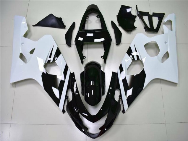 Weiß Schwarz GSXR 600 / 750 K4 04-05 Motorrad Verkleidung Weiß Schwarz GSXR 600 / 750 K4 04-05 Motorrad Verkleidung
