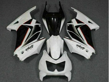 Weiß Schwarz Ninja EX250 08-12 Motorrad Verkleidung