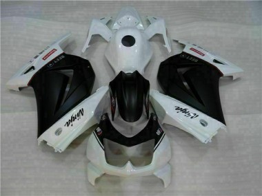 Weiß Schwarz Ninja EX250 08-12 Motorrad Verkleidungen